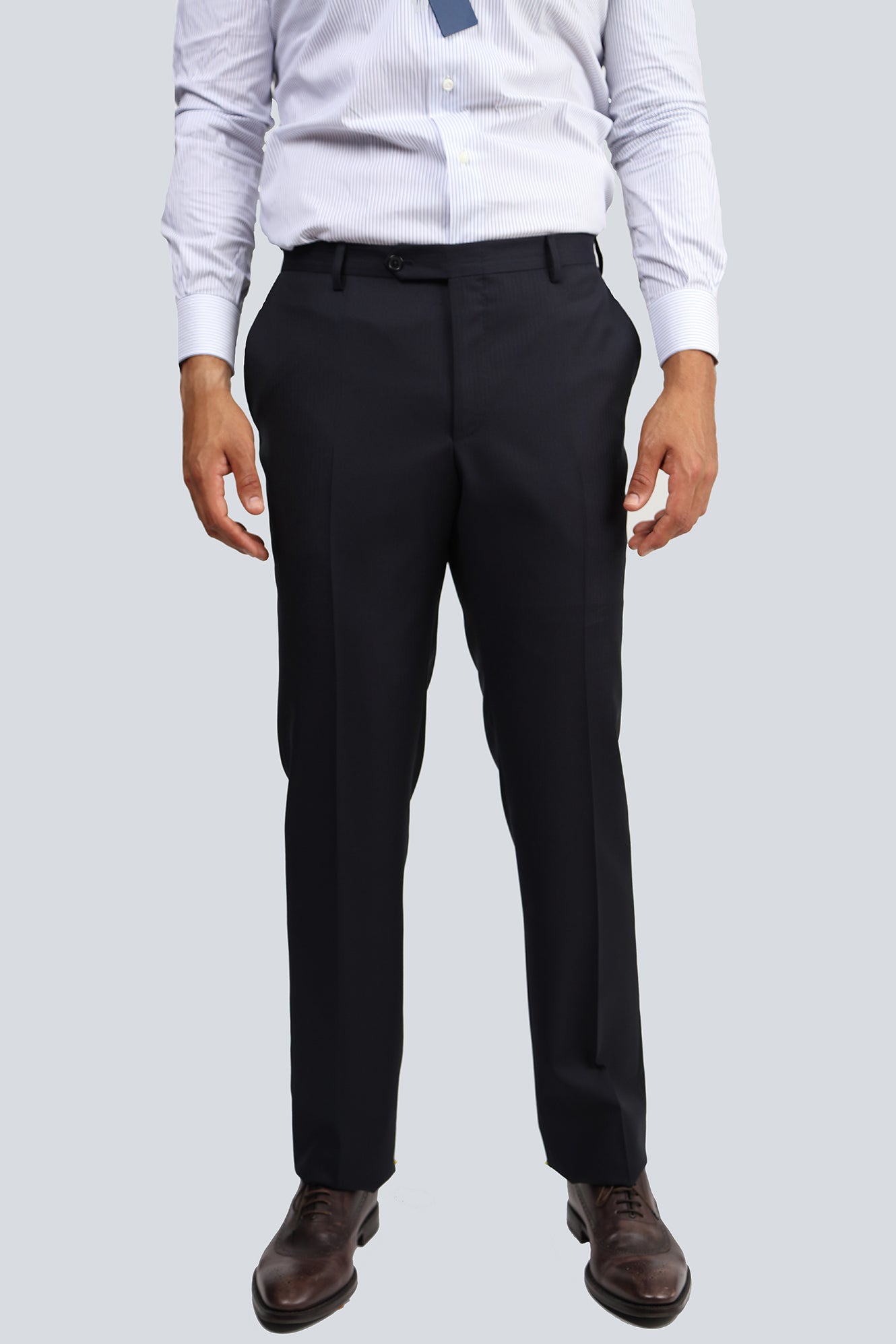Chestnut Oak Black Super 160 Pants