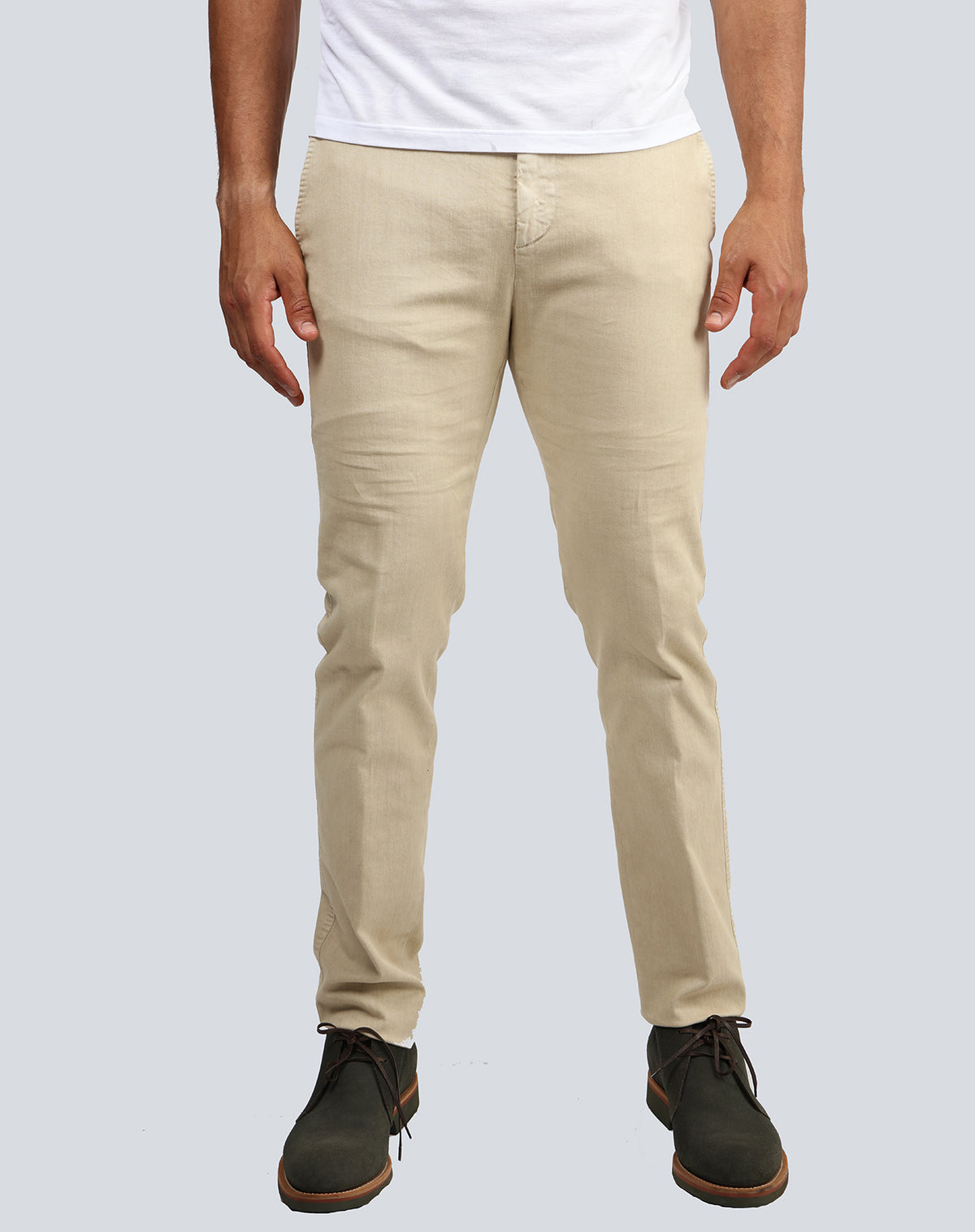 Khaki Cotton Pants