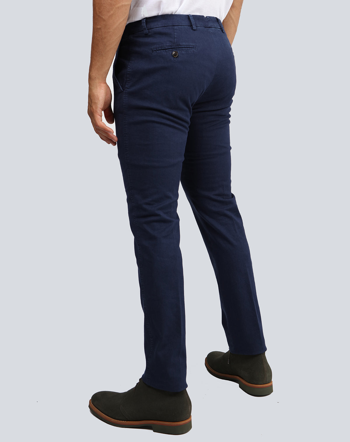 Dark Blue Cotton Pants