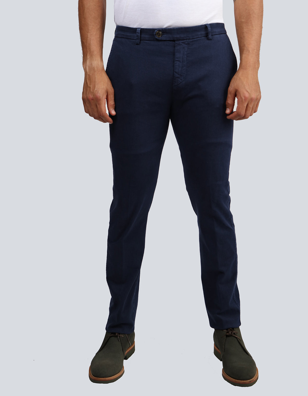Dark Blue Cotton Pants