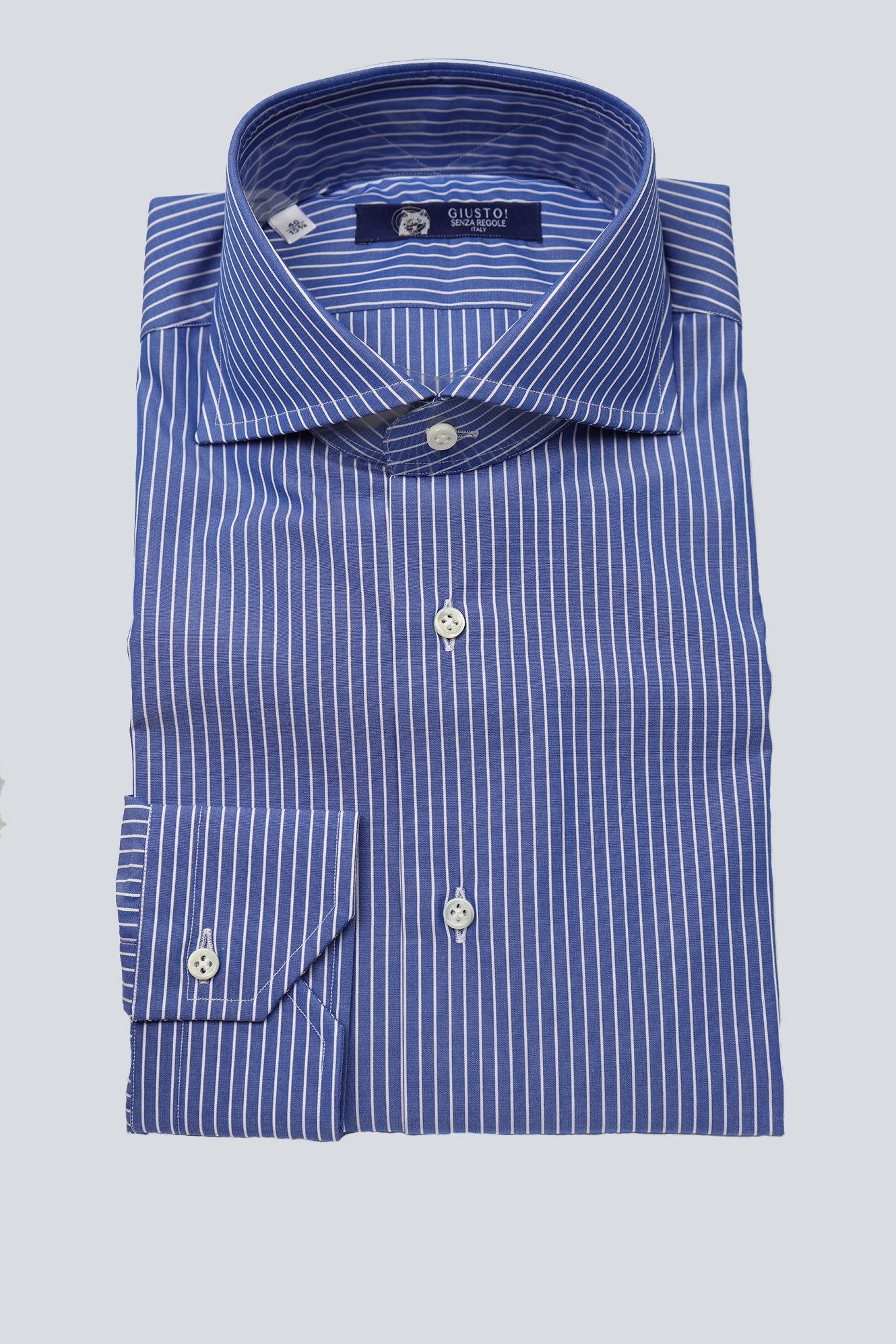 Royal Blue Thousand Striped Shirt