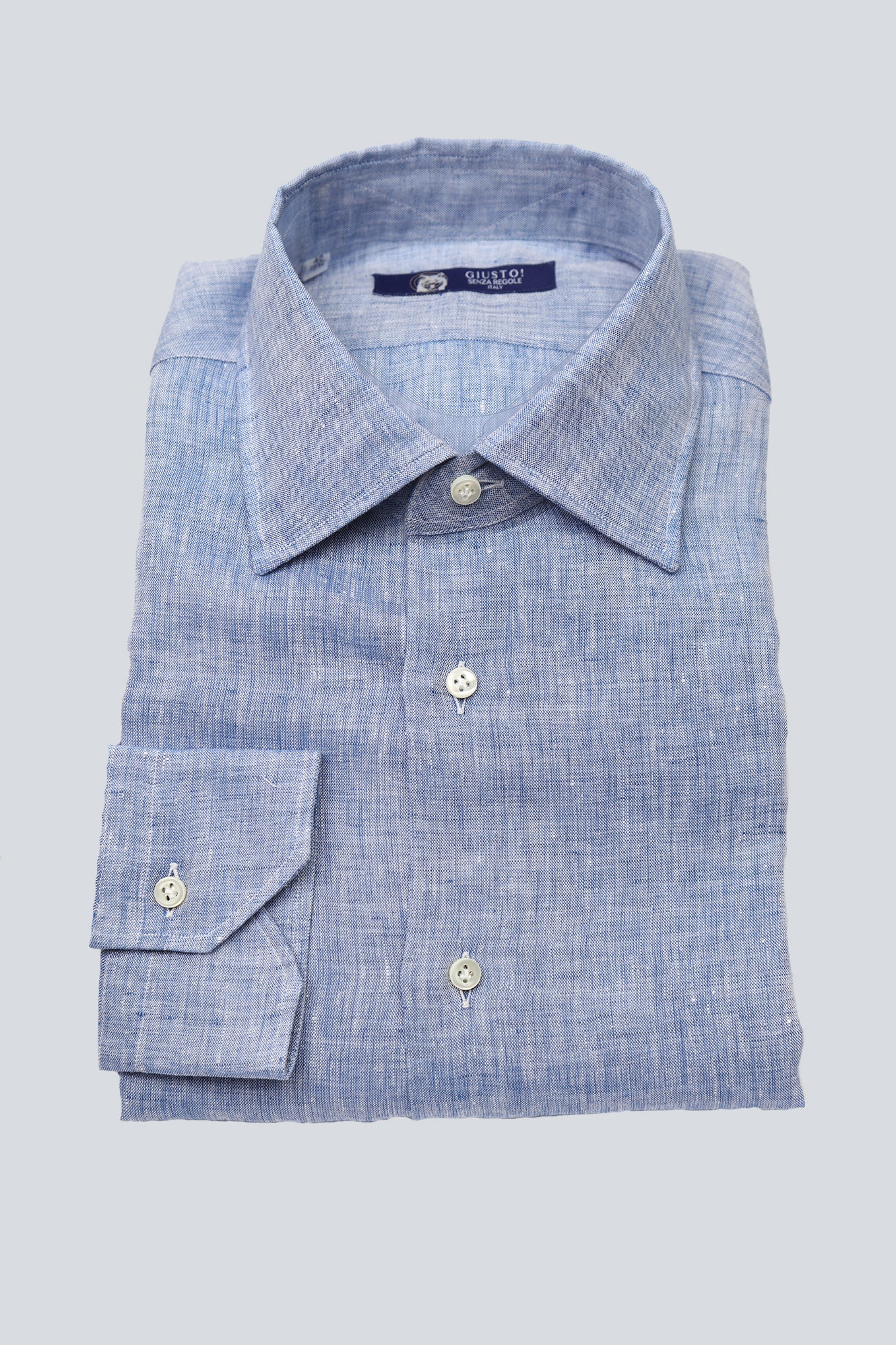 Grayish Blue Chambray Shirt