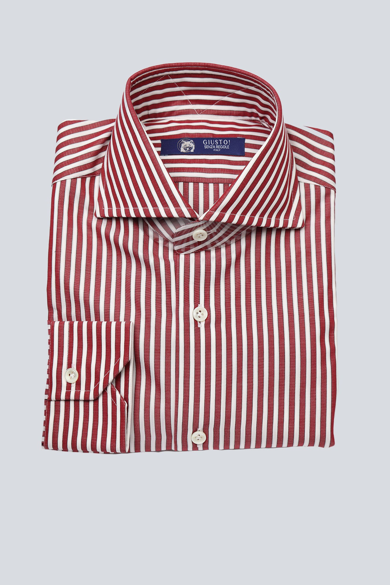 Sehnsucht Red and White Stripped Shirt