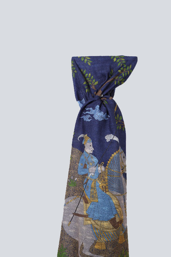 Blue Summer Cashmere Scarf