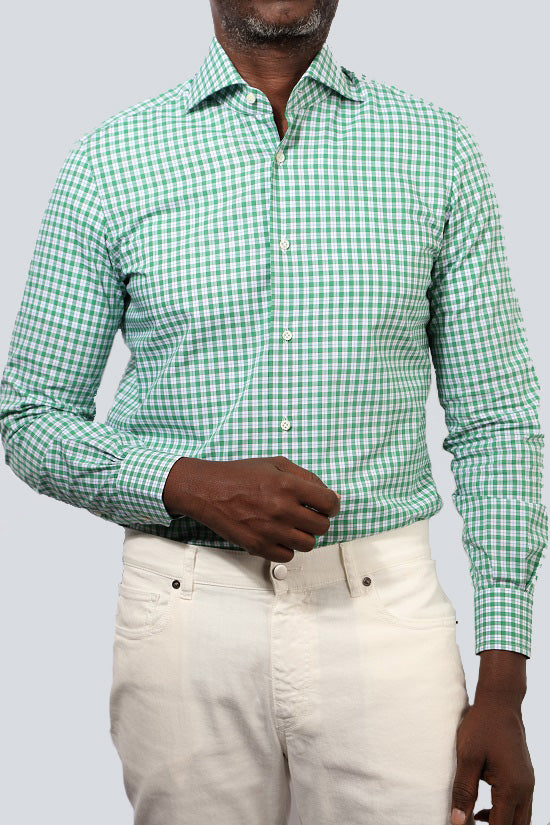 Green Checkered Shirt